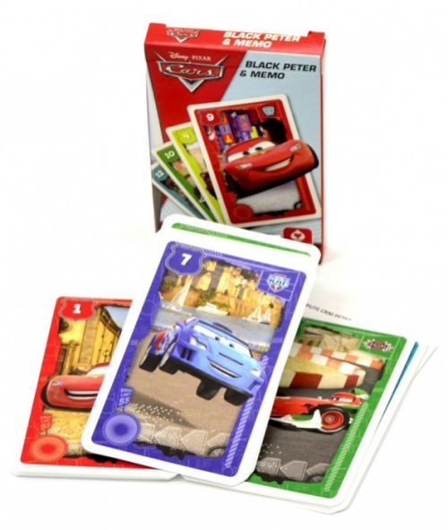 Ostatní Dětské hrací karty 2 v 1 - Černý Petr + Karetní pexeso - Disney - Cars - 2679