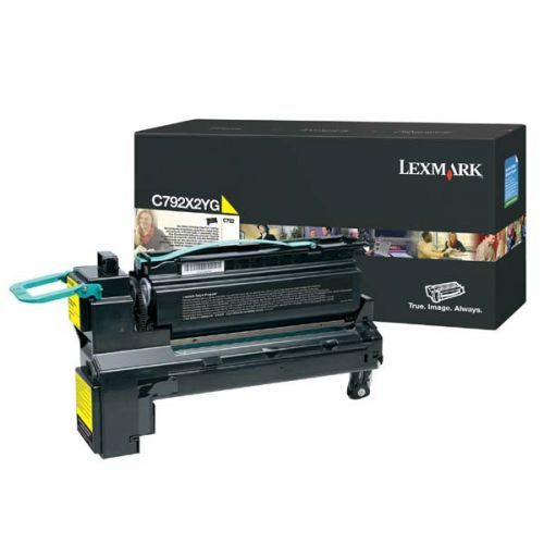 Lexmark originální toner C792X2YG, yellow, 20000str., extra high capacity, Lexmark C792de, C792e, C792dhe, C792dte