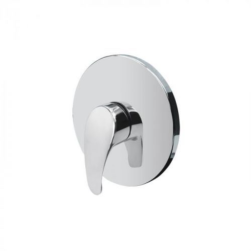 MEREO Sprchová baterie podomítková bez přepínače, Mbox kulatý kryt, Sonáta, chrom CB60105A