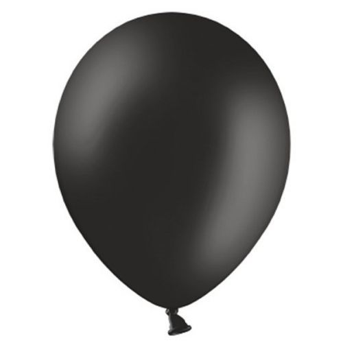 Balónek latexový 30 cm černý 1 ks
