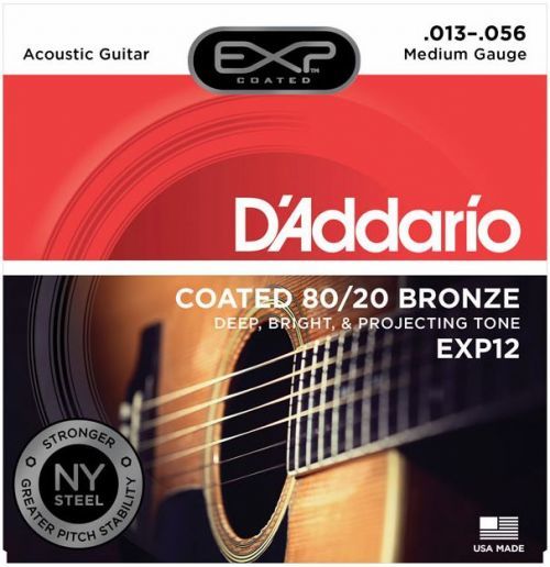 D'Addario EXP12 80/20 Acoustic Bronze Super Medium - .013 - .056