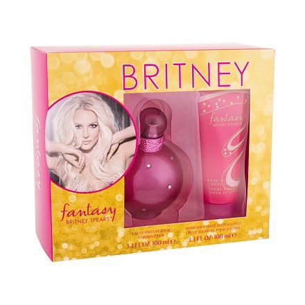 Britney Spears Fantasy sada parfémovaná voda 100 ml + tělový krém 100 ml pro ženy