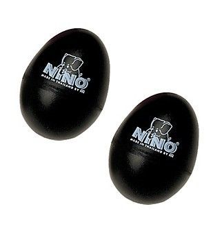 NINO Percussion NINO540BK-2 Egg Shaker Pair - Black