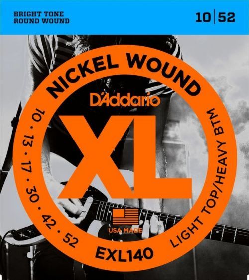 D'Addario EXL140 Light Top/Heavy Bottom - .010 - .052