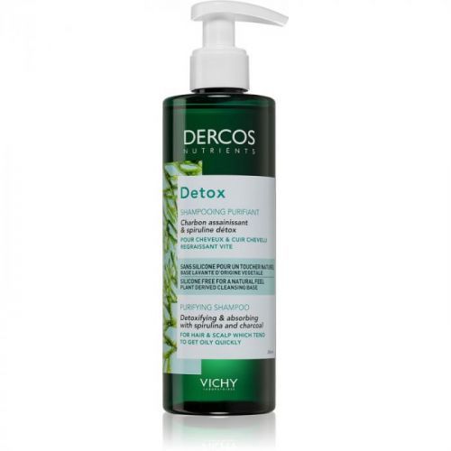 Vichy Dercos Detox čistící detoxikační šampon pro rychle se mastící vl