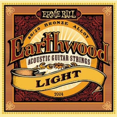 Ernie Ball P02004 Earthwood 80/20 Bronze Light - .011 - .052