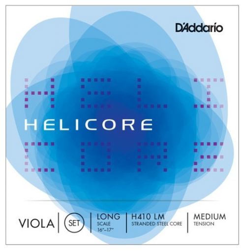D'Addario - BOWED H410 LM Helicore Viola String Set Long - Medium