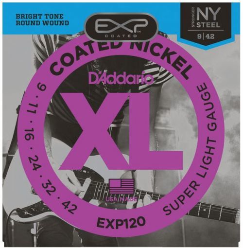 D'Addario EXP120 Extended Play Super Light - .009 - .042