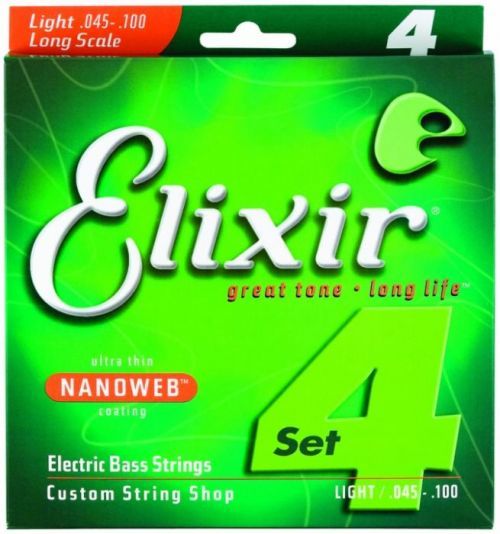 Elixir 4 strings NANOWEB Long .045 - .100