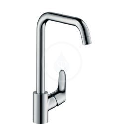 HANSGROHE Focus E2 Páková dřezová baterie, vzhled nerezu 31820800