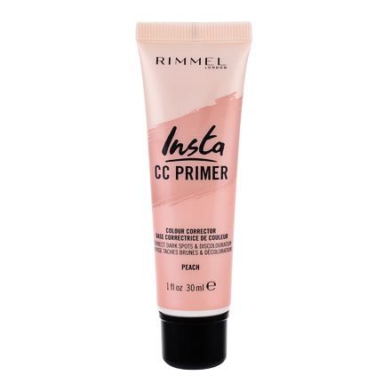 Rimmel London Insta CC Primer podklad pod makeup 30 ml odstín Peach pro ženy