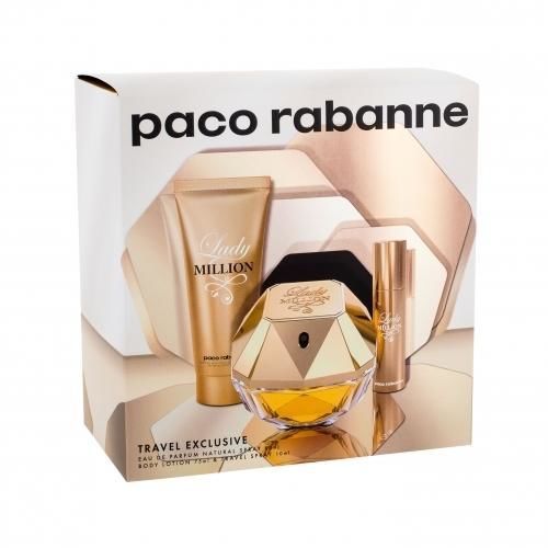 Paco Rabanne Lady Million dárková kazeta pro ženy parfémovaná voda 50 ml + lak na nehty 9 ml