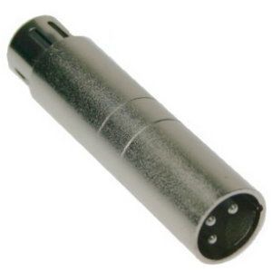 Adam Hall 7870 Adapter 3 Pin XLR Male to 5 Pin XLR Female