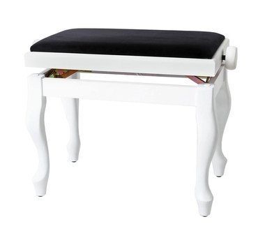 Gewa Piano stolička Deluxe Classic 130.340 Bílý Mat