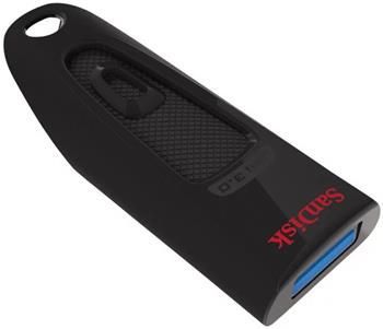 USB flashdisk 128GB SanDisk Ultra 100MBps USB 3.0 černý