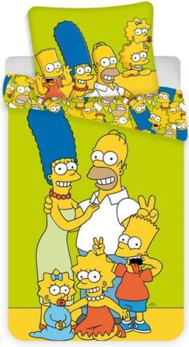Jerry Fabrics Povlečení The Simpsons Family 