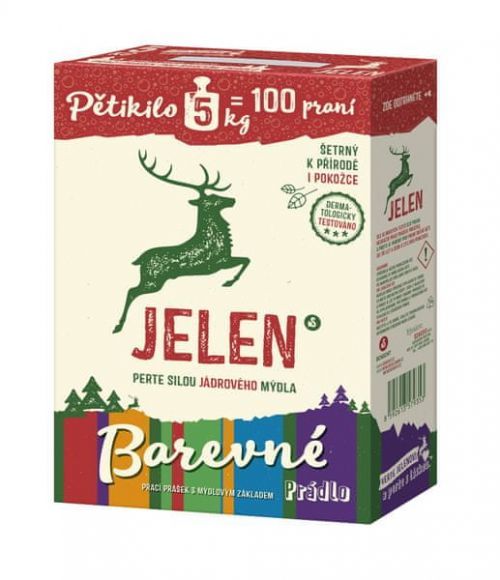 Jelen Prášek Na Barevné Prádlo 5kg Box