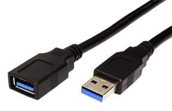 Roline USB 3.0 kabel A-A(F) prodlužovací 0,8m