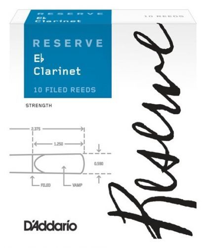 Rico DBR1020 Reserve Eb Clarinet Reed 2.0 - 10 Box