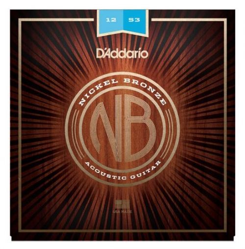 D'Addario NB1253 Nickel Bronze Acoustic Light