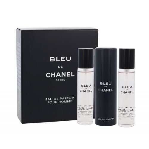 Chanel Bleu de Chanel 3x 20 ml 60 ml parfémovaná voda Náplň pro muže