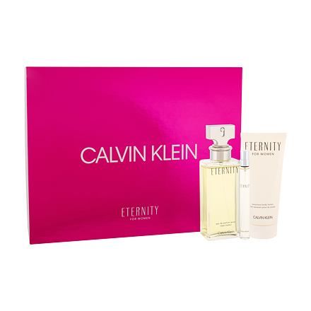 Calvin Klein Eternity sada parfémovaná voda 50 ml + tělové mléko 100 ml + sprchový gel 100 ml pro ženy