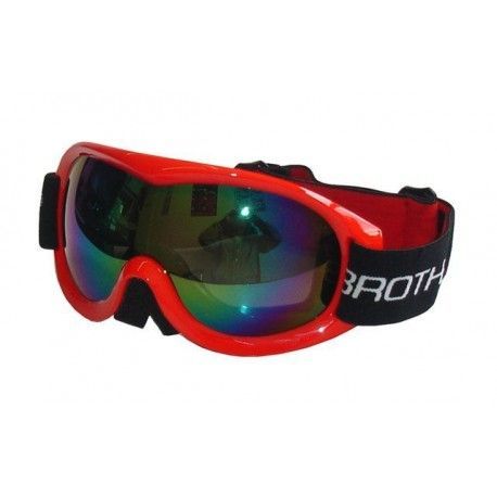 Lyžařské brýle BROTHER - dvojsklo - červené OEM AC27844