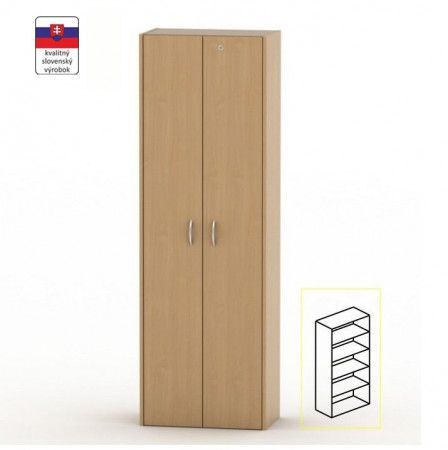 Skříň policová, buk, TEMPO ASISTENT NEW 007, Tempo Kondela