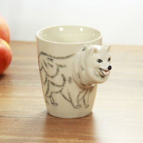 Hrnek s 3D zvířátkem - pes OEM DZ46536