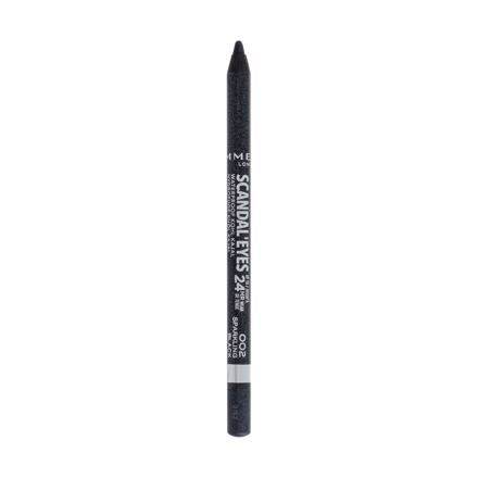 Rimmel London Scandal Eyes Kajal voděodolná tužka na oči 1,3 g odstín 002 Sparkling Black pro ženy