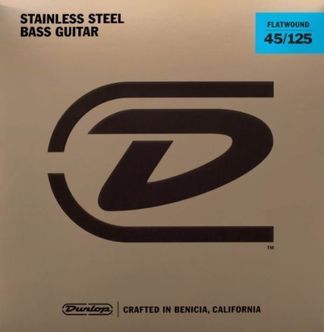 Dunlop DBFS45125M Flatwound Bass 45-125