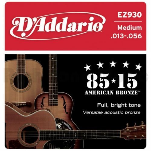 D'Addario EZ930 80/15 Bronze Medium - .013 - .056