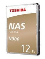 TOSHIBA HDD N300 NAS 12TB, SATA III, 7200 rpm, 256MB cache, 3,5