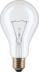 TES-LAMP Žárovka E27 200W čirá standard