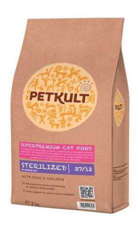 PETKULT cat STERILIZED - 2x7kg Miss Sixty