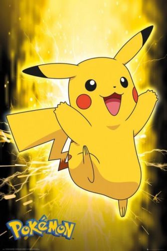 Posters Plakát, Obraz - Pokemon - Pikachu Neon, (61 x 91,5 cm)