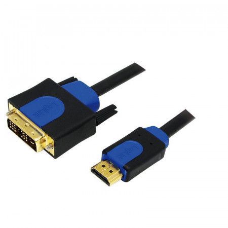 LOGILINK - Kabel HDMI-DVI, HQ, délka 10m