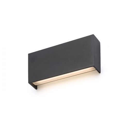Svítidlo RENDL TORINO nástěnné černá 230V LED 2x5W IP54 3000K R12574