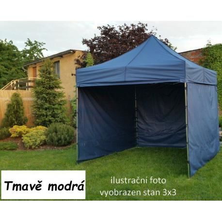 Zahradní párty stan PROFI STEEL 3 x 6 - tmavě modrá Tradgard JL57108