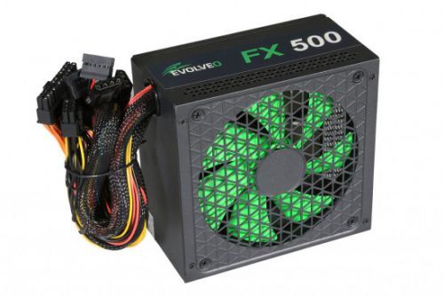 EVOLVEO FX 500 , zdroj 500W ATX, 14cm, tichý, 80+, bulk, czefx500