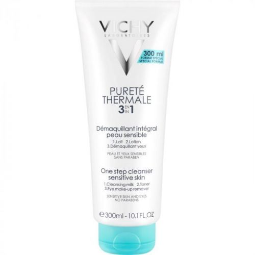 Vichy Pureté Thermale odličovací emulze 3 v 1 (Démaquillant Intégral Peaux Sensibles) 200 ml