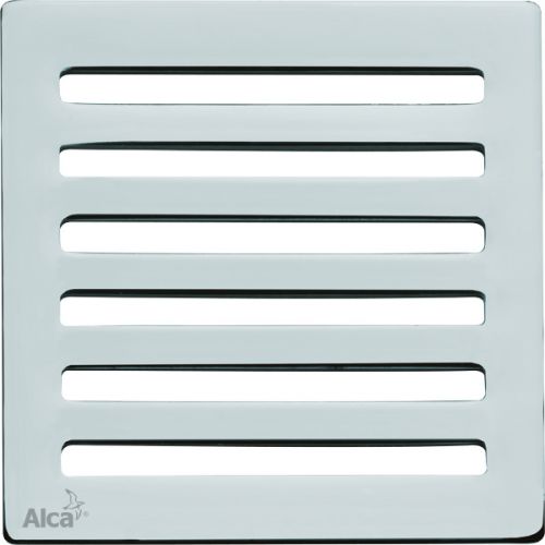 Podl.vpusť-ND Designová mřížka 102x102x4 nerez ALCAPLAST MPV003 MPV003