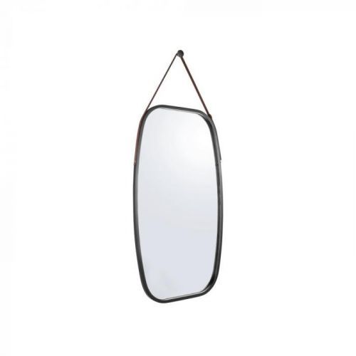Nástěnné zrcadlo v černém rámu PT LIVING Idylic, délka 74 cm