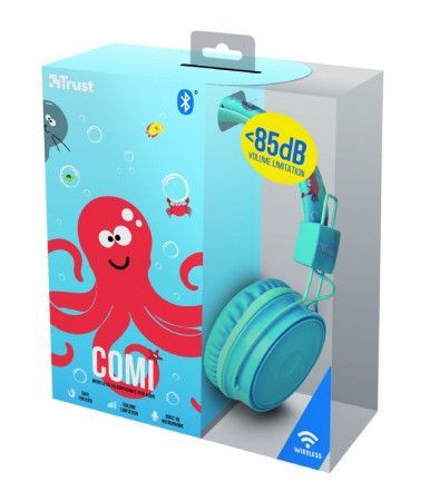 TRUST Comi Bluetooth Wireless Kids Headphones - blue, 23128