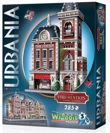 WREBBIT 3D puzzle Urbania: Hasičská stanice 285 dílků