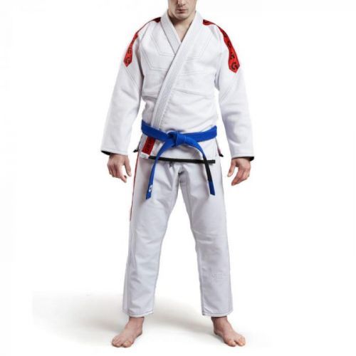 Grips Classic Logo BJJ kimono - bílá/červená bílá A3