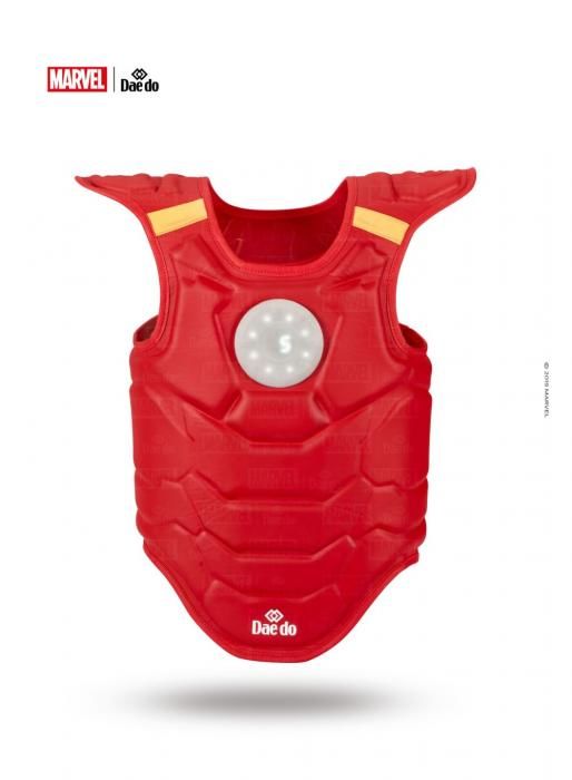 Elektronická vesta Daedo Iron Man - červená S