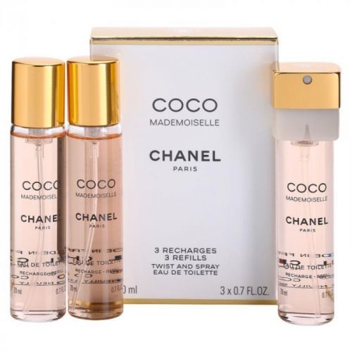 Chanel Coco Mademoiselle toaletní voda pro ženy 3x20 ml (3 x náplň)