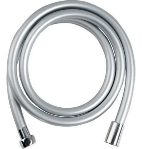 SAPHO SOFTFLEX hladká sprchová plastová hadice, 120cm, metalická stříbrná/chrom 1208-10
