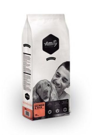 AMITY premium dog SALMON / rice - 2 x 15kg Miss Sixty